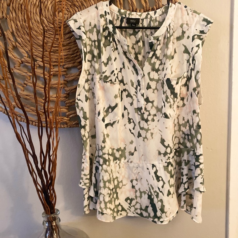 Subtle Animal Print Blouse